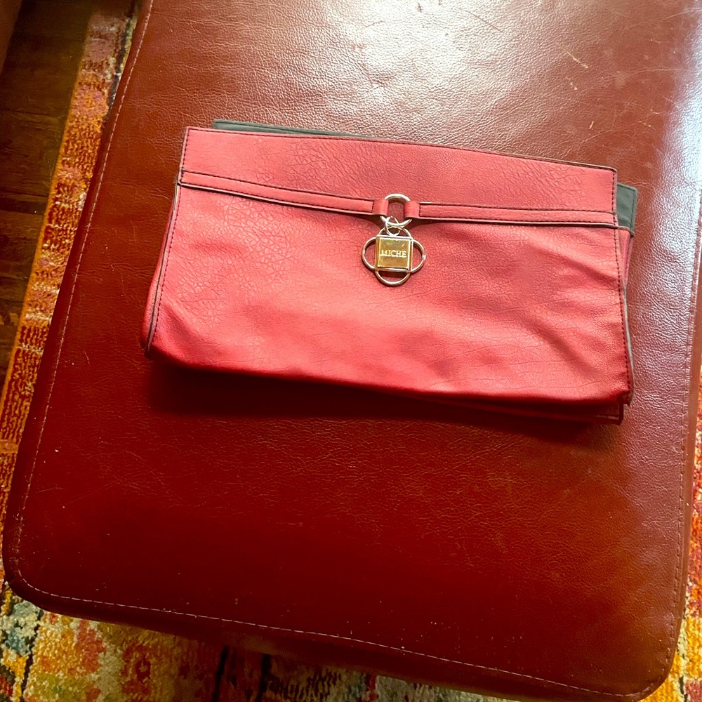 Beautiful Miche Red Satchel Bag